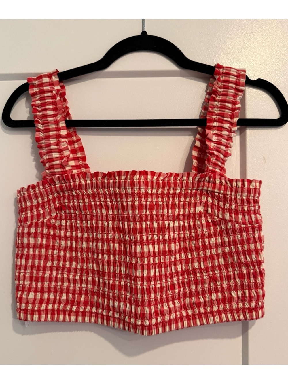 Rhode Tanya Top in Scarlet Gingham